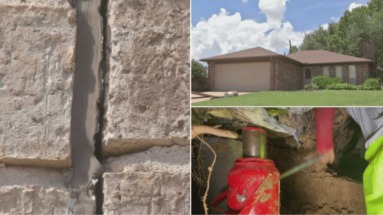 Grietas, puertas y ventanas que no cierran son algunas de las dificultades que experimentan residentes del norte de Texas experimentan debido a la sequía.