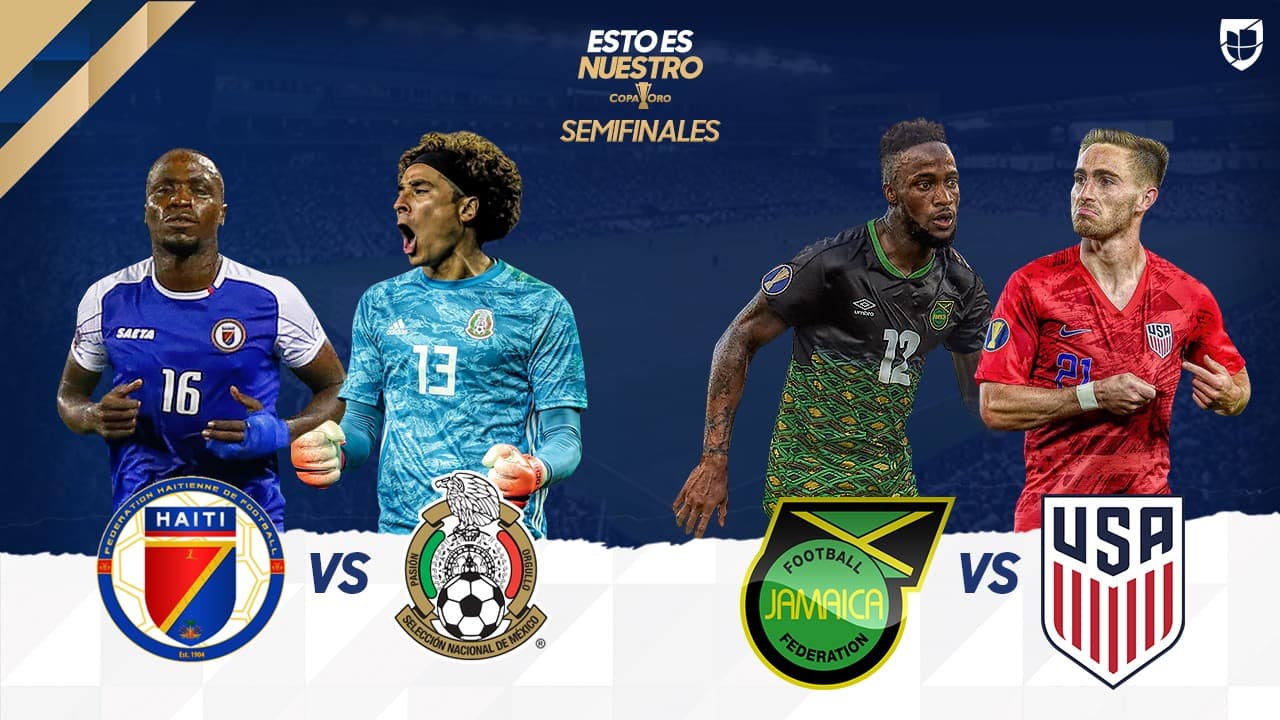 Norteamérica vs. Caribe: están listas las Semifinales de la Copa Oro