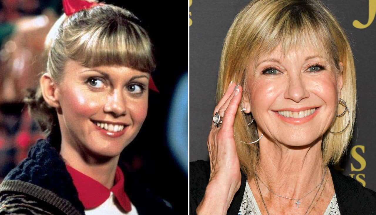 Olivia Newton-John despontou na carreira como a inocente Sandy, em "Grease" (1978)