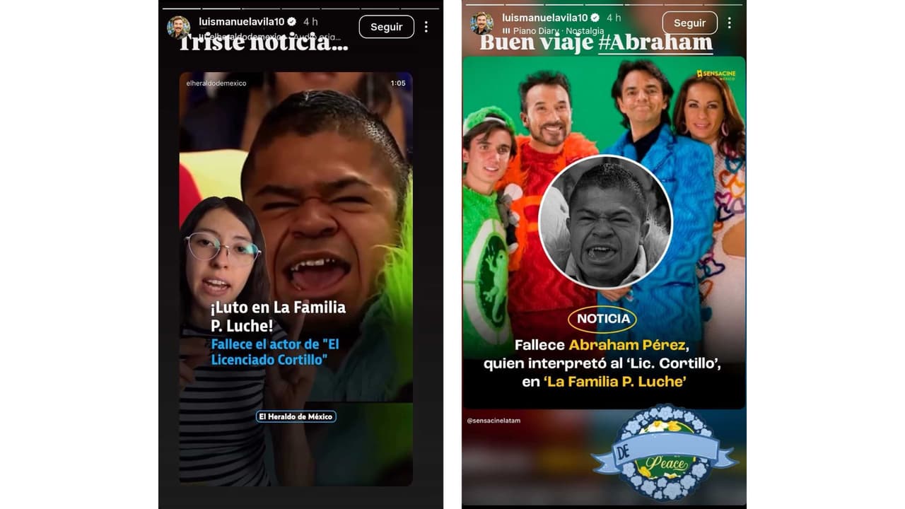 Luis Manuel Ávila, 'Junior', reaccionó a la muerte de Abraham Pérez.