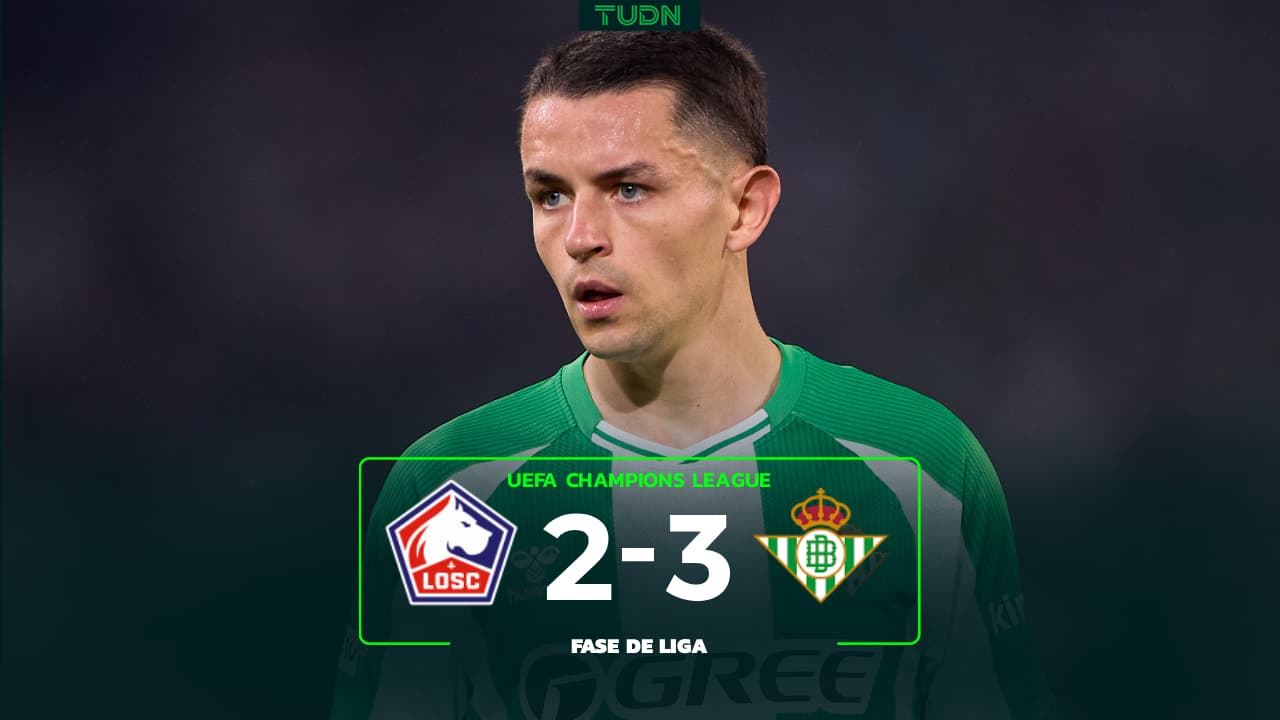 Fidalgo debuta en Champions League en el Betis vs. Lille