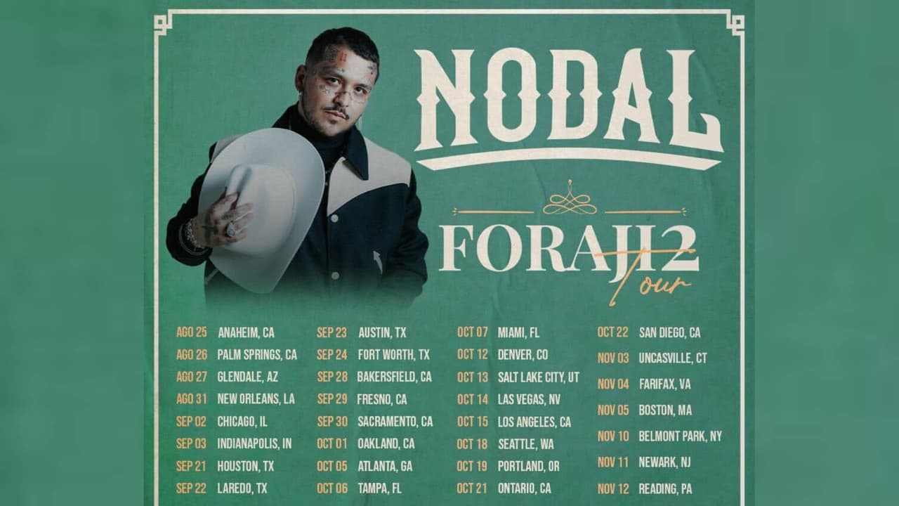 Christian Nodal está por iniciar su gira en Estados Unidos