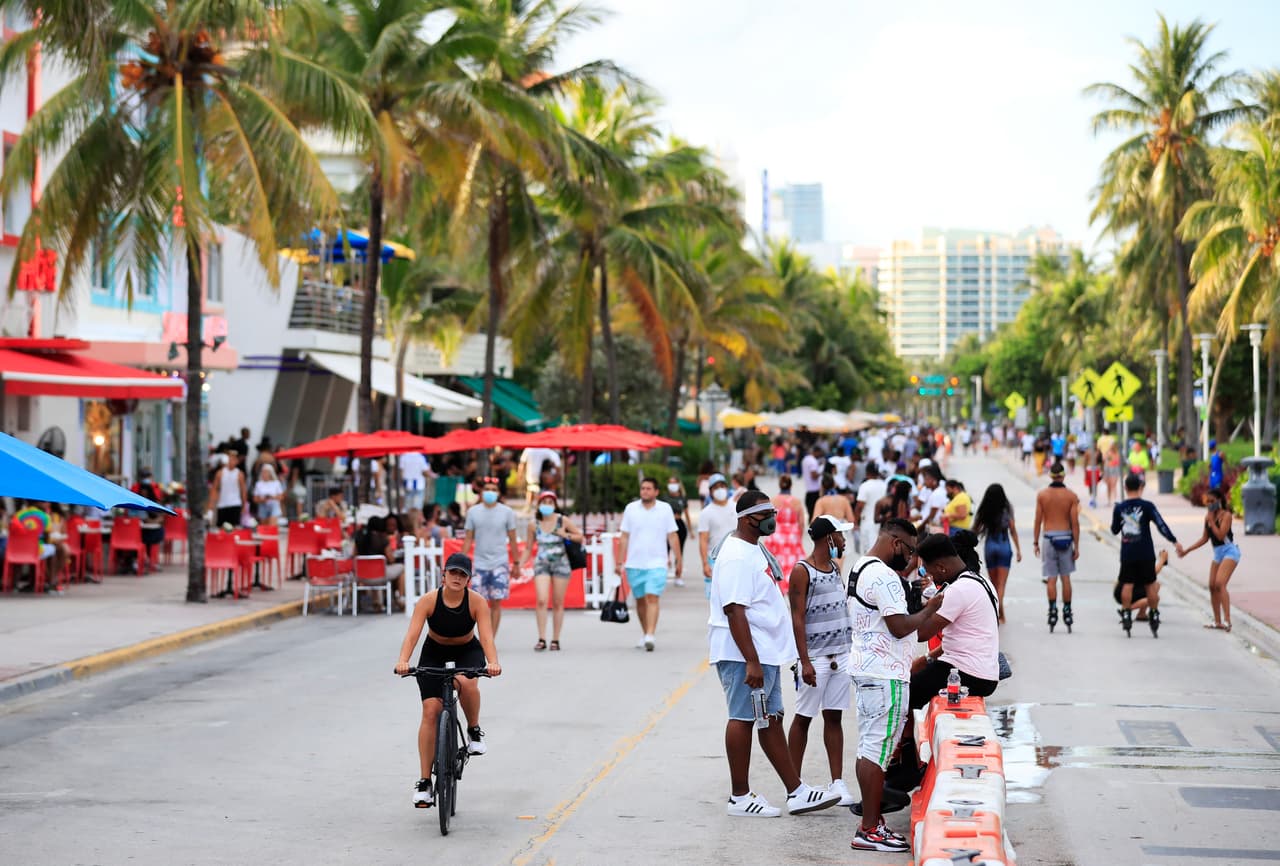 Miami Beach es la cuarta ciudad del condado Miami-Dade con más casos de coronavirus, en total se han presentado 2,343 contagios desde el inicio de la pandemia.