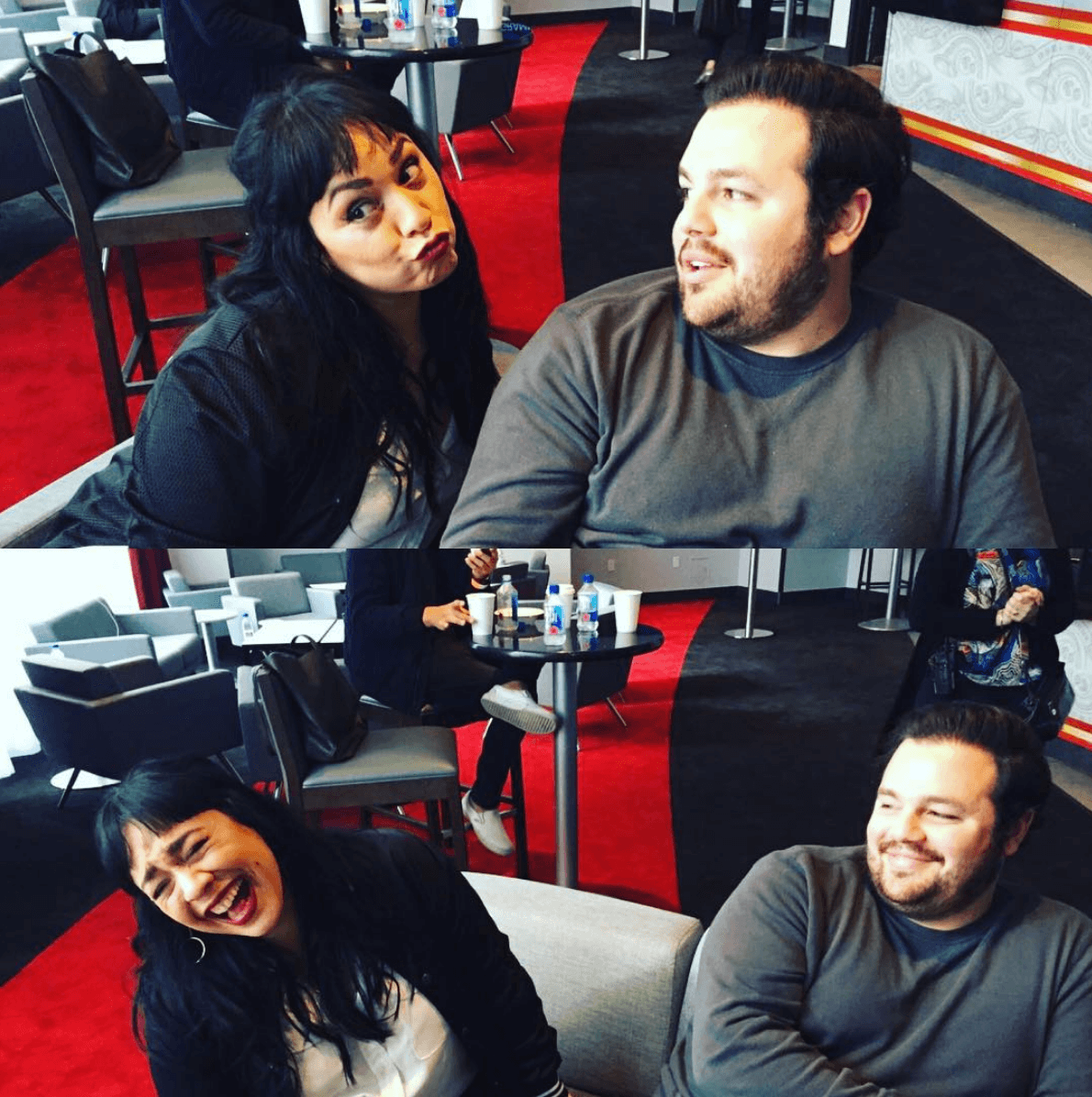 El desparpajo y las bromas ante todo, porque la alegría es inspiradora.