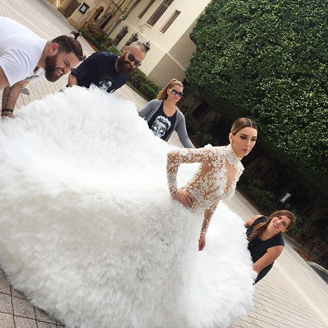 Este hermoso vestido de Zuhair Murad no se lo quería quitar.