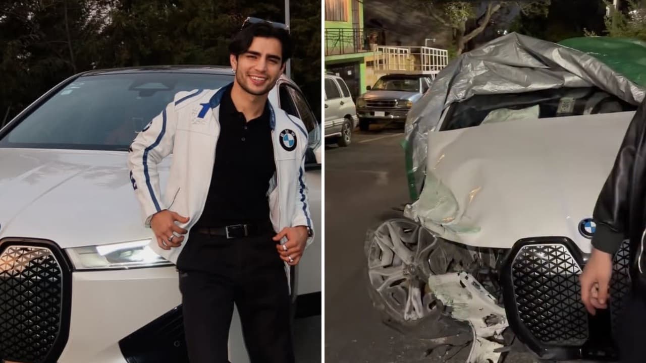 Actor de 'Corazón de Marruecos' sufre aparatoso accidente en camioneta de lujo que compró hace tres meses