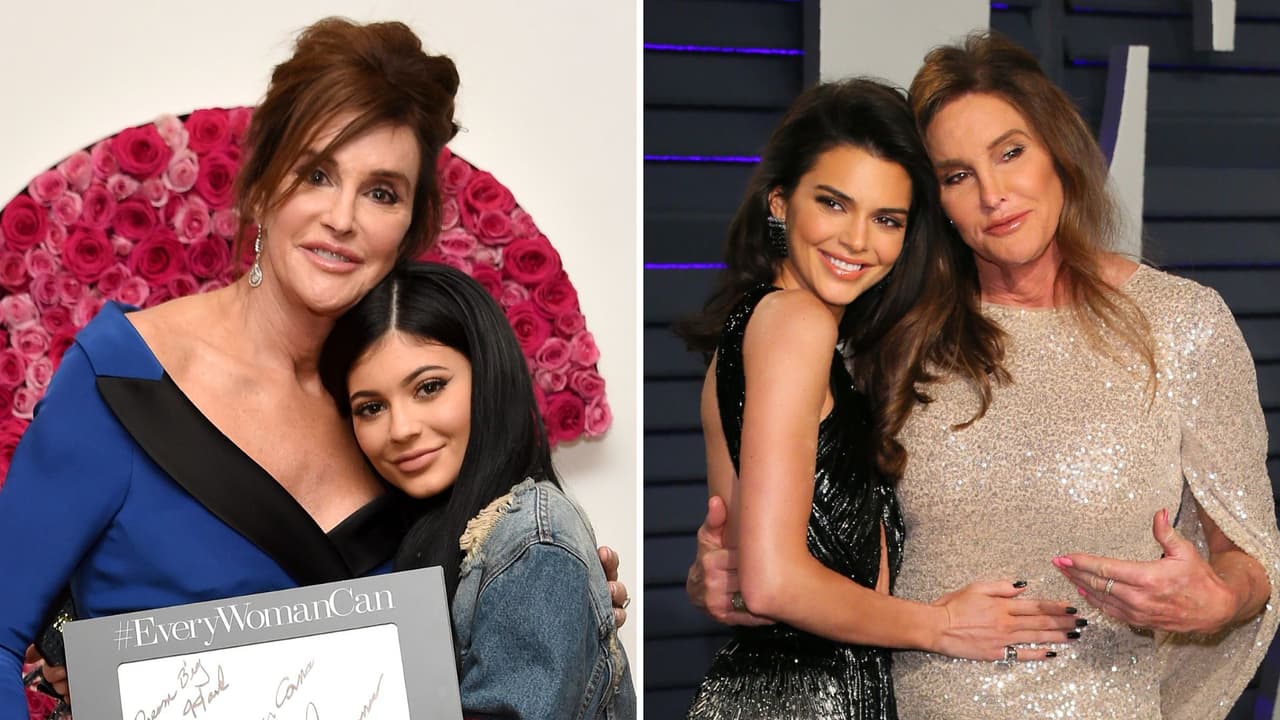 Caitlyn Jenner y sus hijas Kylie y Kendall Jenner