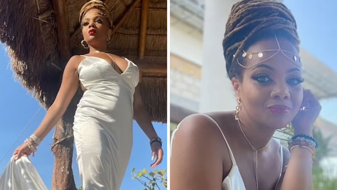 Andria Johnson compartió detalles de la ceremonia y recibio tanto felicitaciones como críticas por su boda.