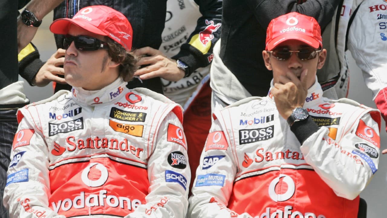 El tempestuoso año de Alonso en McLaren y el arribo de Lewis Hamilton