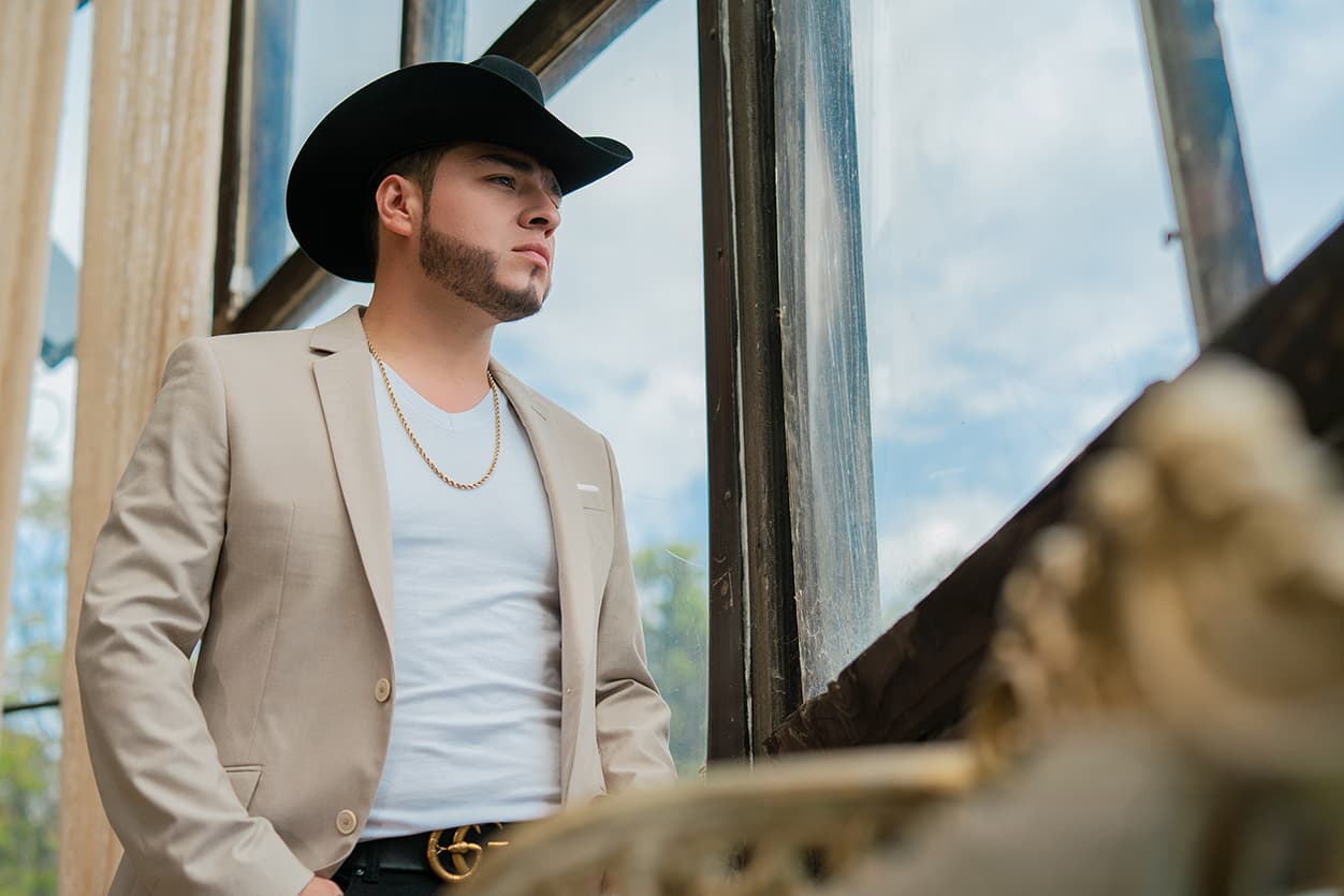 <b>Lenin Ramírez:</b> cantante nominado en la categoría The New Regional Mexican Generation (La Nueva Generación Regional Mexicano).