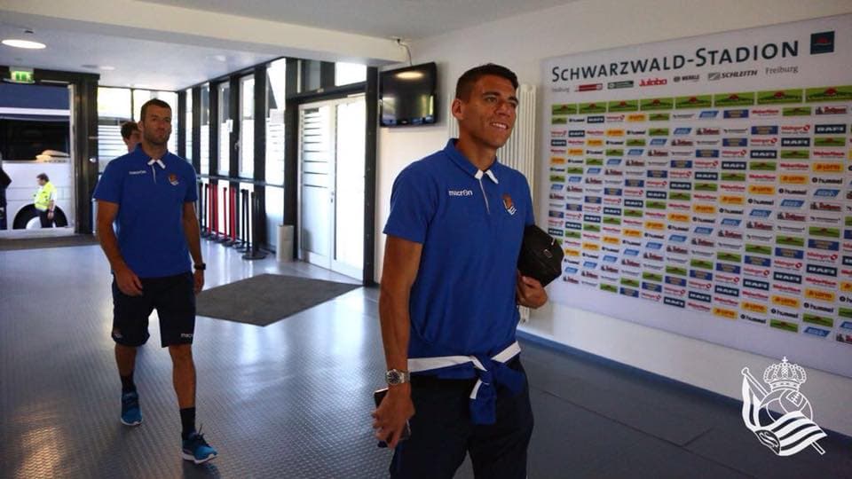 Héctor Moreno: por el lado del equipo de San Sebastián, el defensa sería titular en la que será su segunda temporada en el fútbol español. Llegó hace seis meses procedente de la Roma donde jugó muy poco.