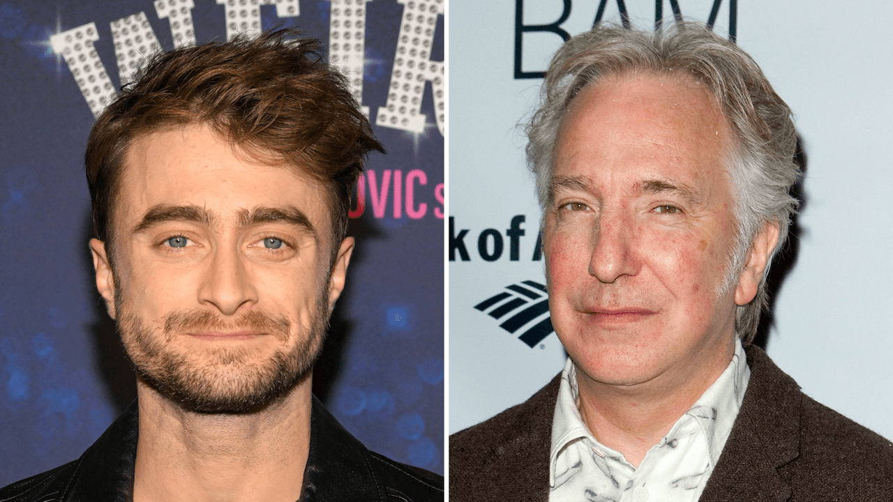 Con el tiempo, Alan Rickman se convirtió en un mentor para Daniel Radcliffe.