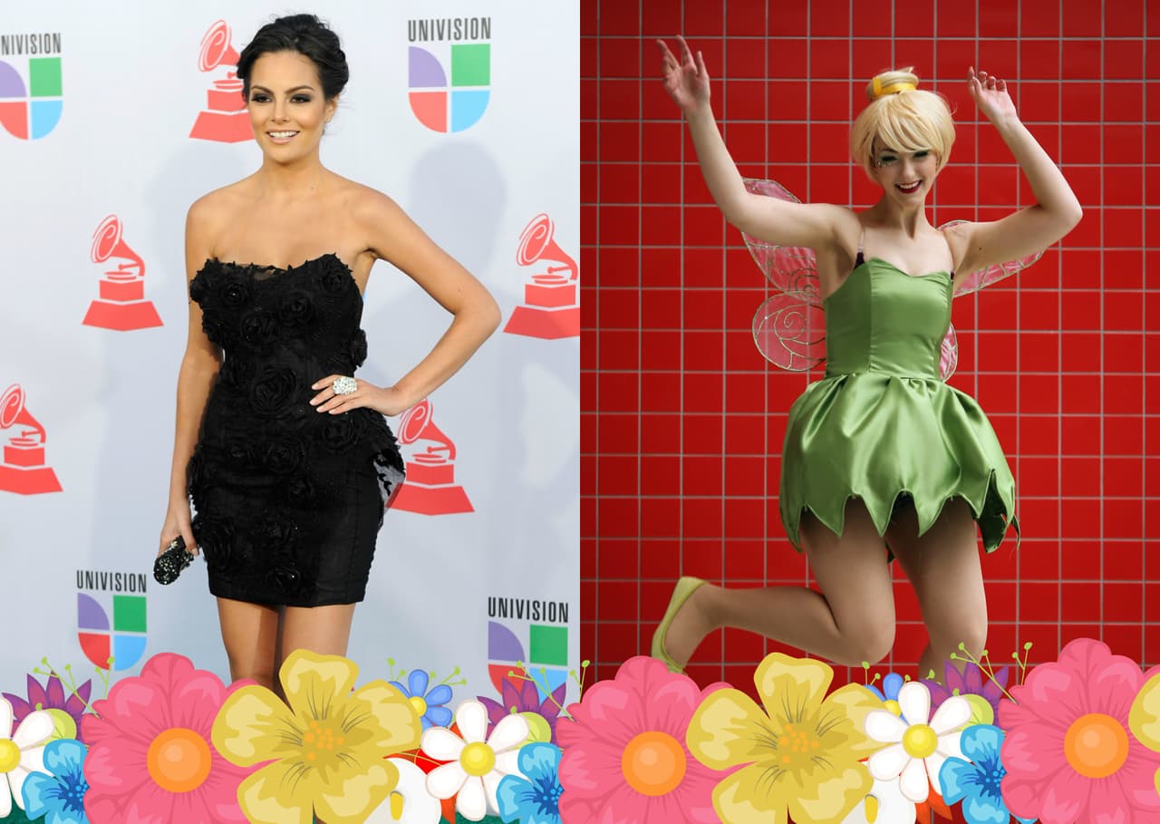 Ximena Navarrete, con ese vestido y peinado el atuendo que más le conviene es el de campanita, ya sólo le faltan unas alitas de hada.