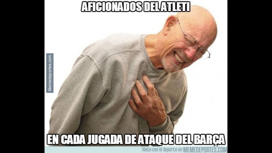 Fanáticos del fútbol se mofaron de la derrota del Barça ante el Atlético.