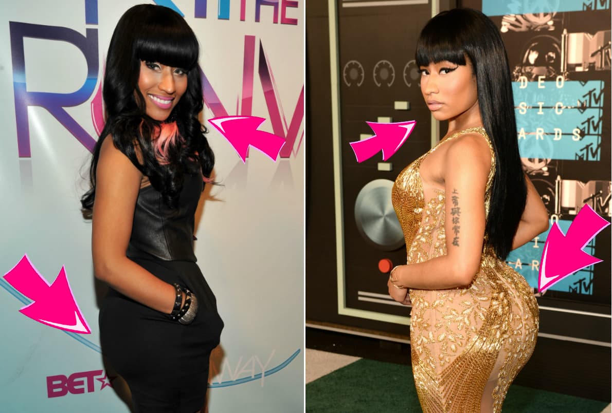 ¿Qué te parece el antes y después de Nicki Minaj?