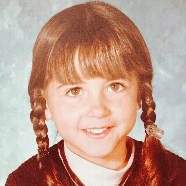 ¡Preciosa! Desde chiquita, Andrea Legarreta fue una nena muy soñadora.