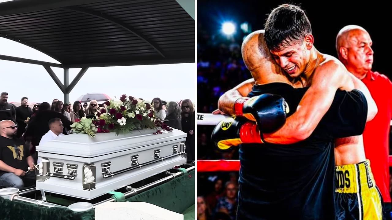 Dan último adiós a joven boxeador que fue asesinado por el exesposo de su novia