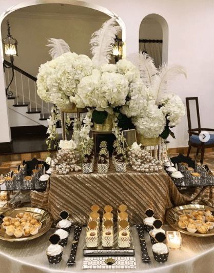 Lourdes quiso compartir imágenes de esta reunión que planeó con mucho cuidado.