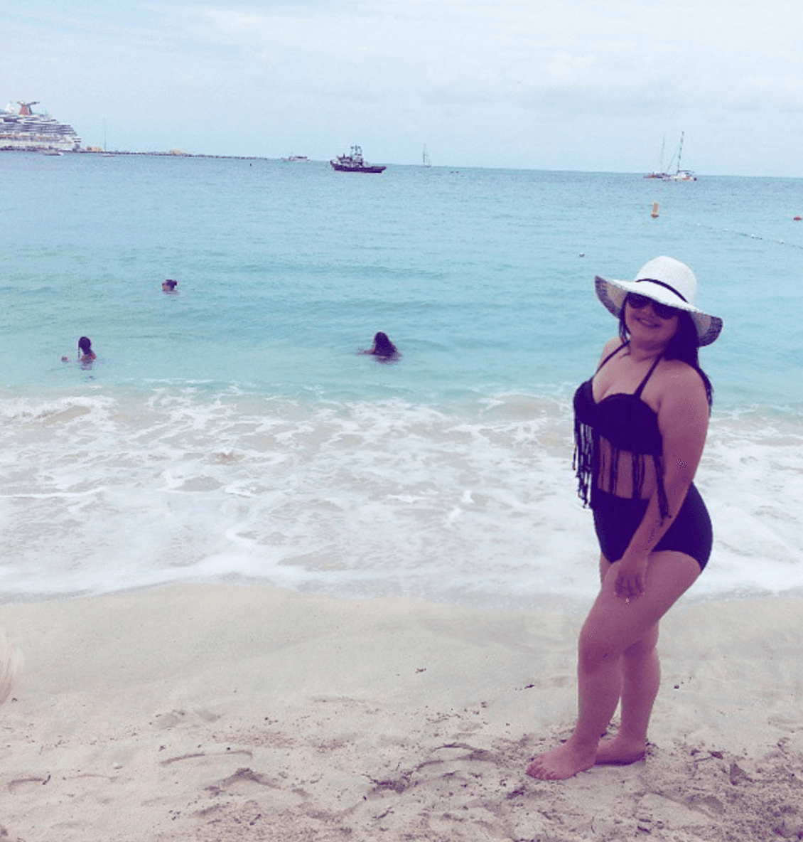 Sandra se robó el corazón de sus compañeras y del público.