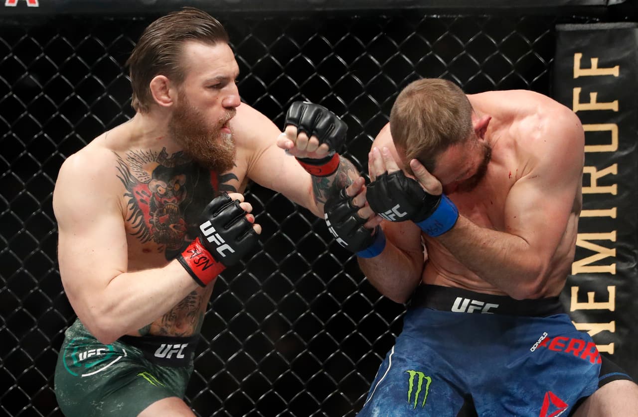 Le bastaron 40 segundos a Conor McGregor para acabar con su rival en una gran exhibición tras su regreso al octágono.