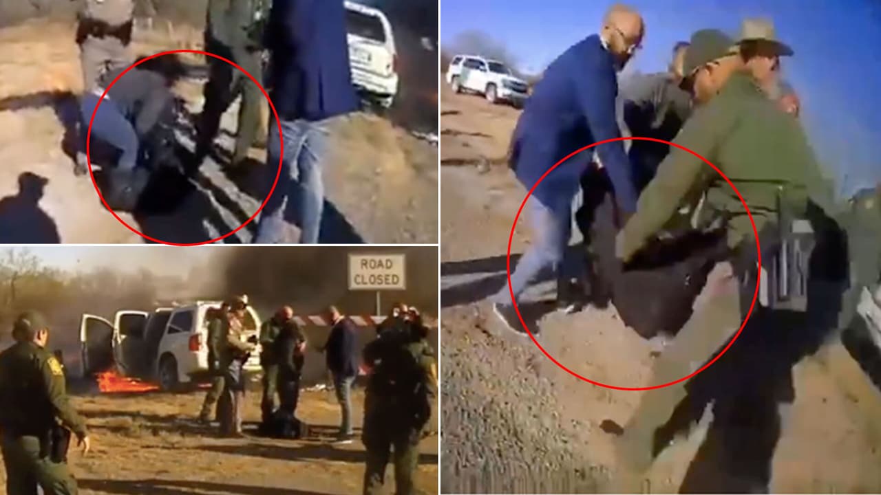 “Ella está en la bolsa”: agentes fronterizos salvan a una inmigrante de morir quemada