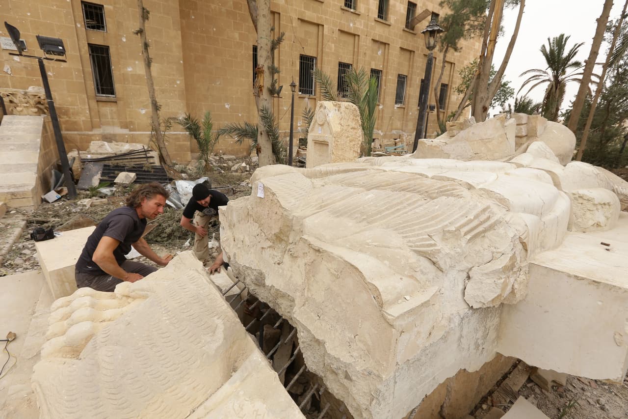 Los yihadistas causaron daños de incalculable valor al patrimonio.