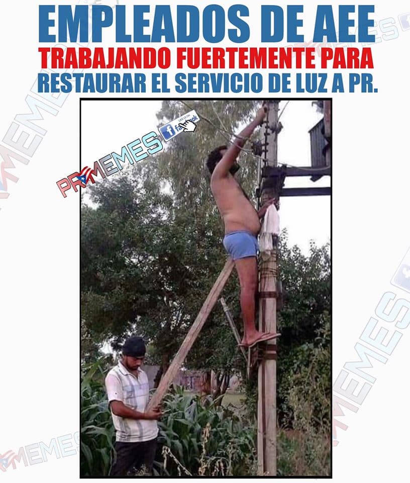 Con cada suceso inusual los boricuas hacen fiesta en las redes sociales. Para muestra, un botón.