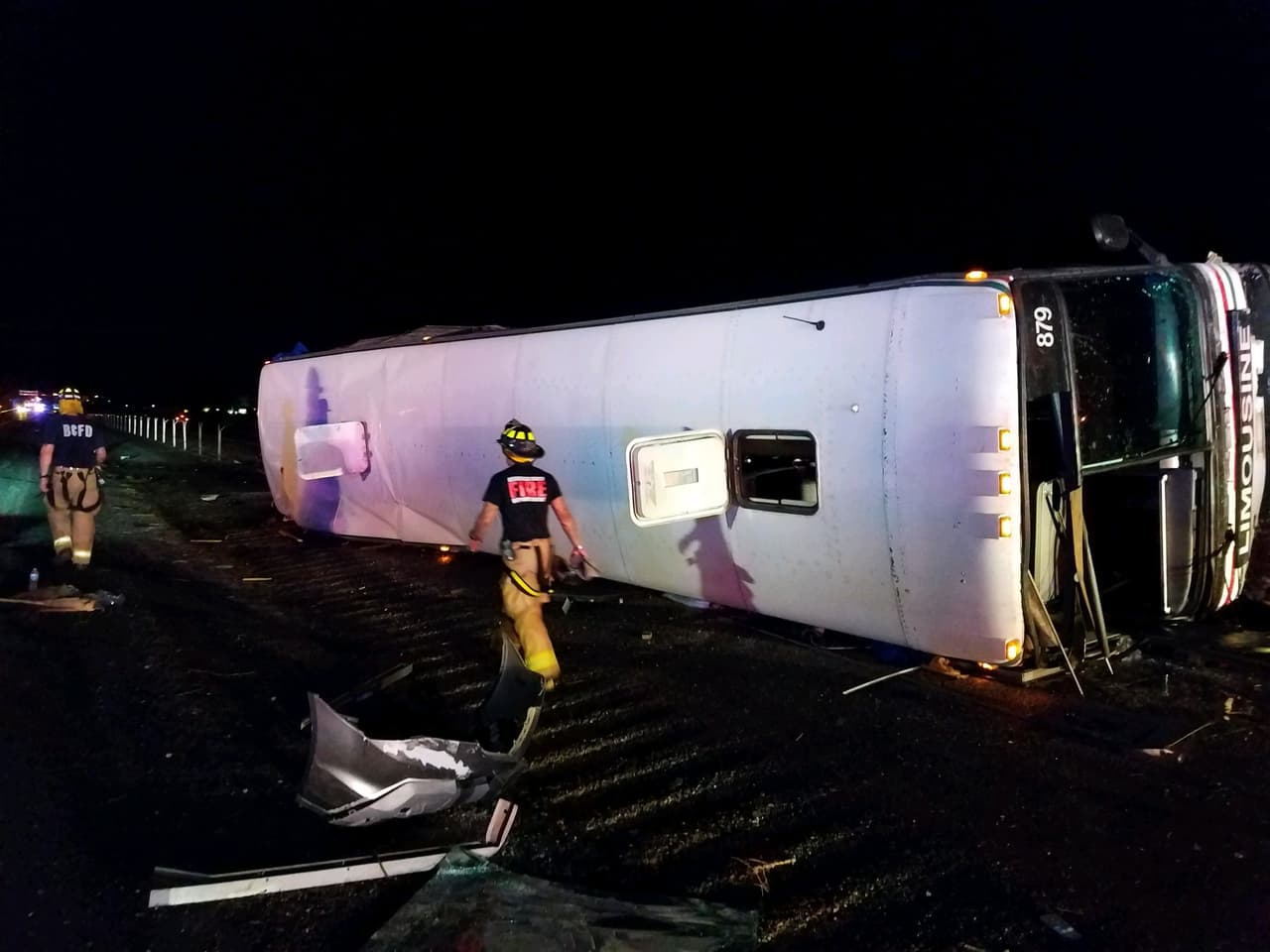 Al menos tres muertos y 22 heridos en un accidente de autobús en Nuevo México