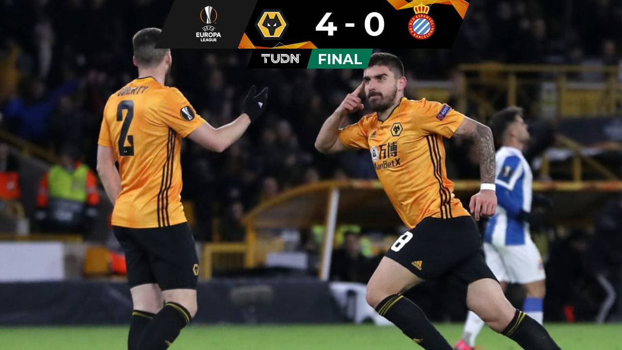 Con asistencia de Jiménez, los Wolves arrasaron al Espanyol