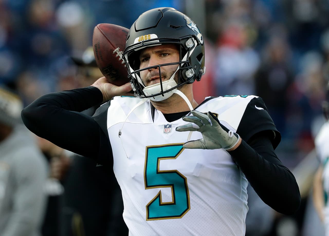 El quarterback de los Jacksonville Jaguars, Blake Bortles, brilló en el emparrillado durante la final de Conferencia Americana contra los New England Patriots.