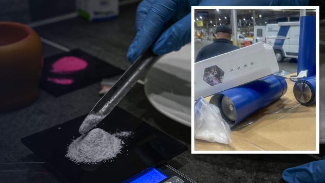 Hallan ketamina valuada en $985,000 en un camión de basura y termos para café que llegaron a Atlanta desde Suecia