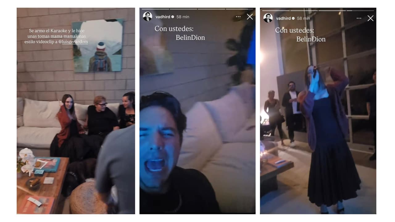 Así presumió Vadhir Derbez su reencuentro con Belinda.