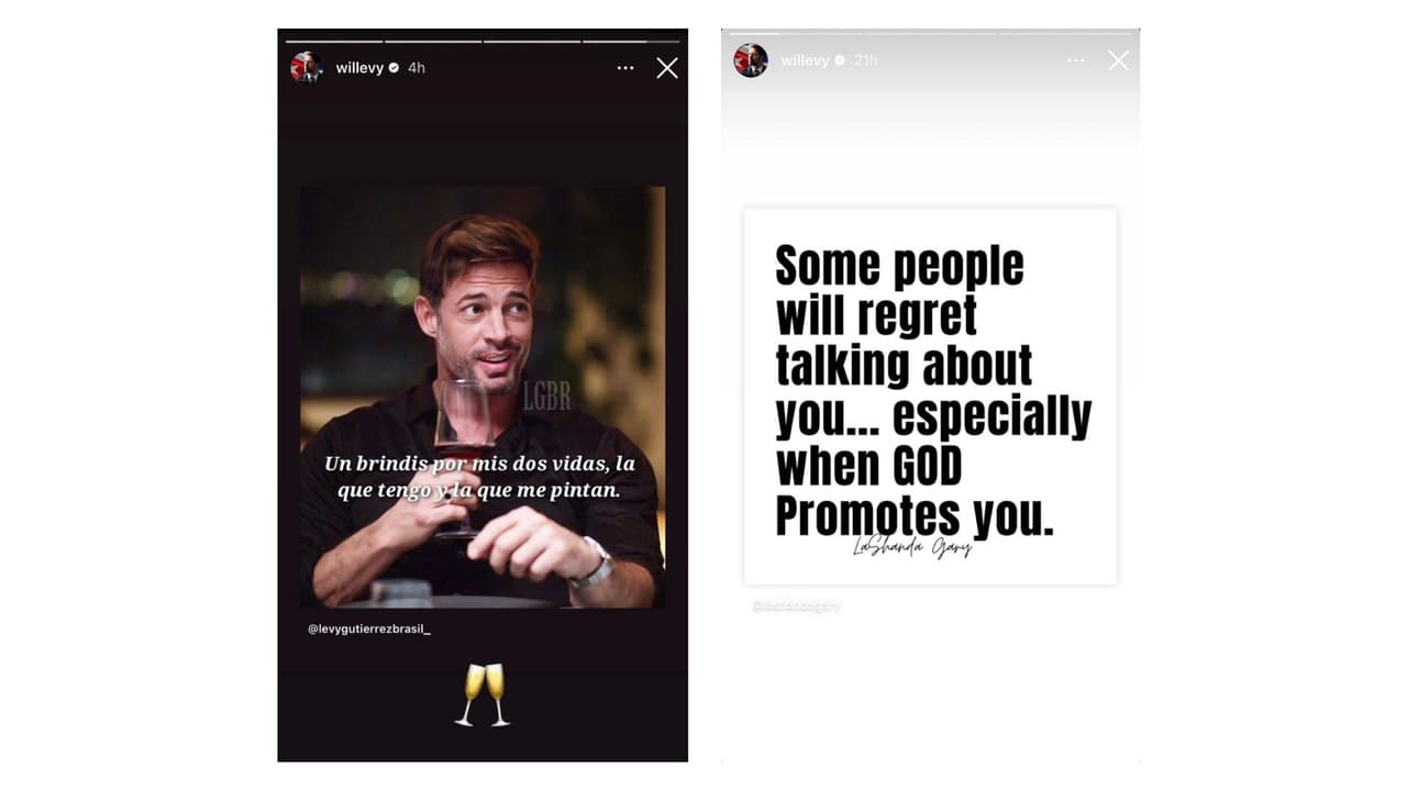 William Levy habría mandado indirectas ante supuestas infidelidades.