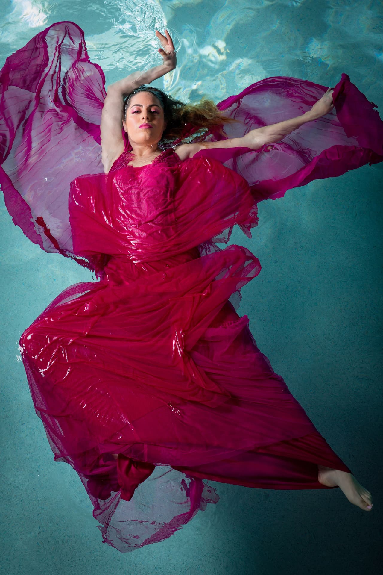 Massiel Mancilla, una de las chicas del Segundo Chance, disfrutó totalmente su presencia ante cámara.