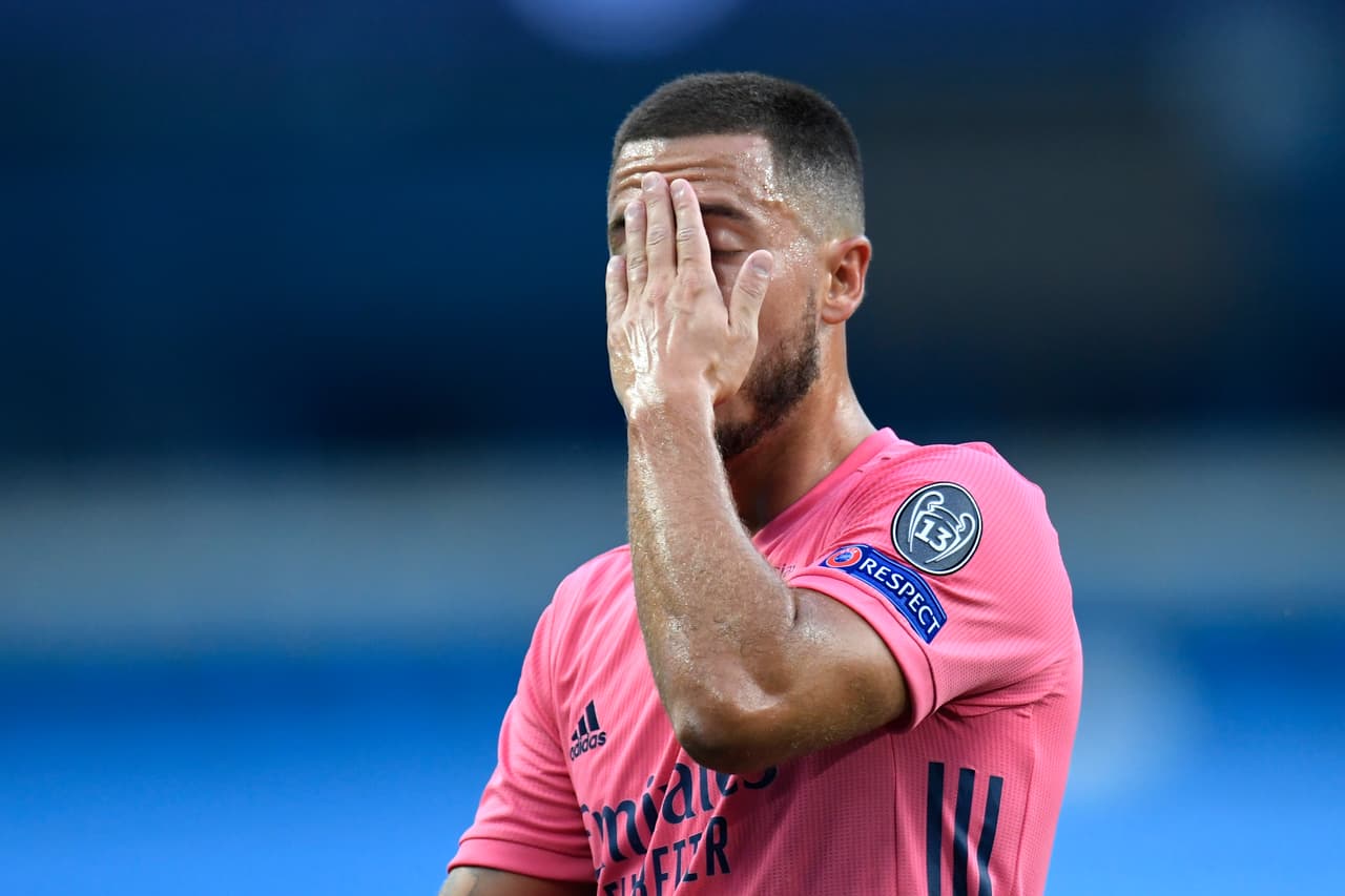 Otra vez: Eden Hazard sufre una lesión muscular y será baja en el Real Madrid