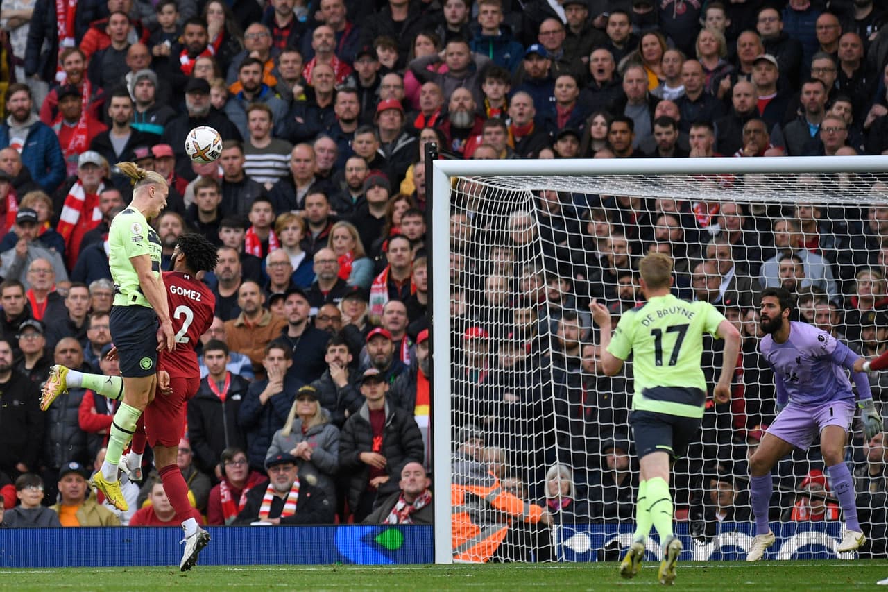 El ataque aéreo de Haaland era una auténtica pesadilla para los locales.