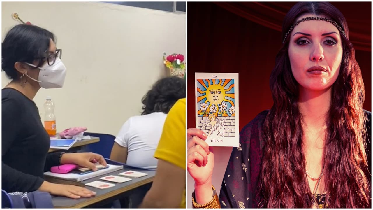 Joven montó su propio negocio en la escuela y causó revuelo en TikTok: lee tarot a compañeros