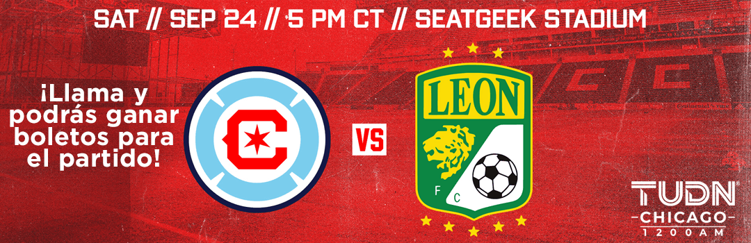Llévate boletos gratis para León vs Chicago Fire