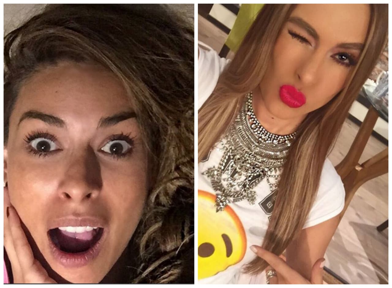 1.- GALILEA MONTIJO. Esta guapa presentadora tiene unos ojos espectaculares que lucen con, o sin máscara para pestañas.