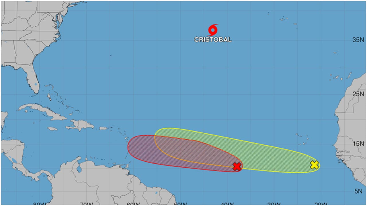 Se forma la tormenta tropical Cristobal y otro sistema podría tener desarrollo en las próximas horas