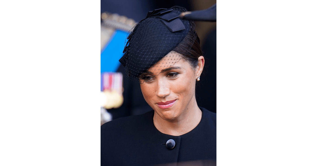 Meghan Markle en el funeral de la reina Isabel II