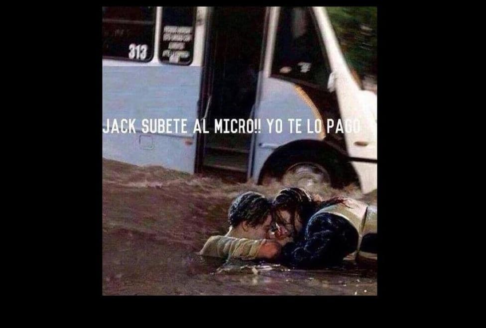 En toda inundación resurge este meme.