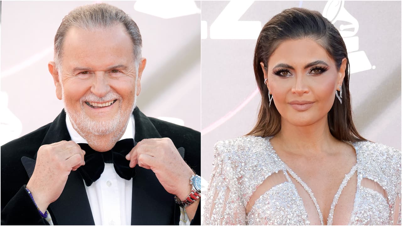 Raúl de Molina y Chiquinquirá Delgado en Latin GRAMMY 2022.