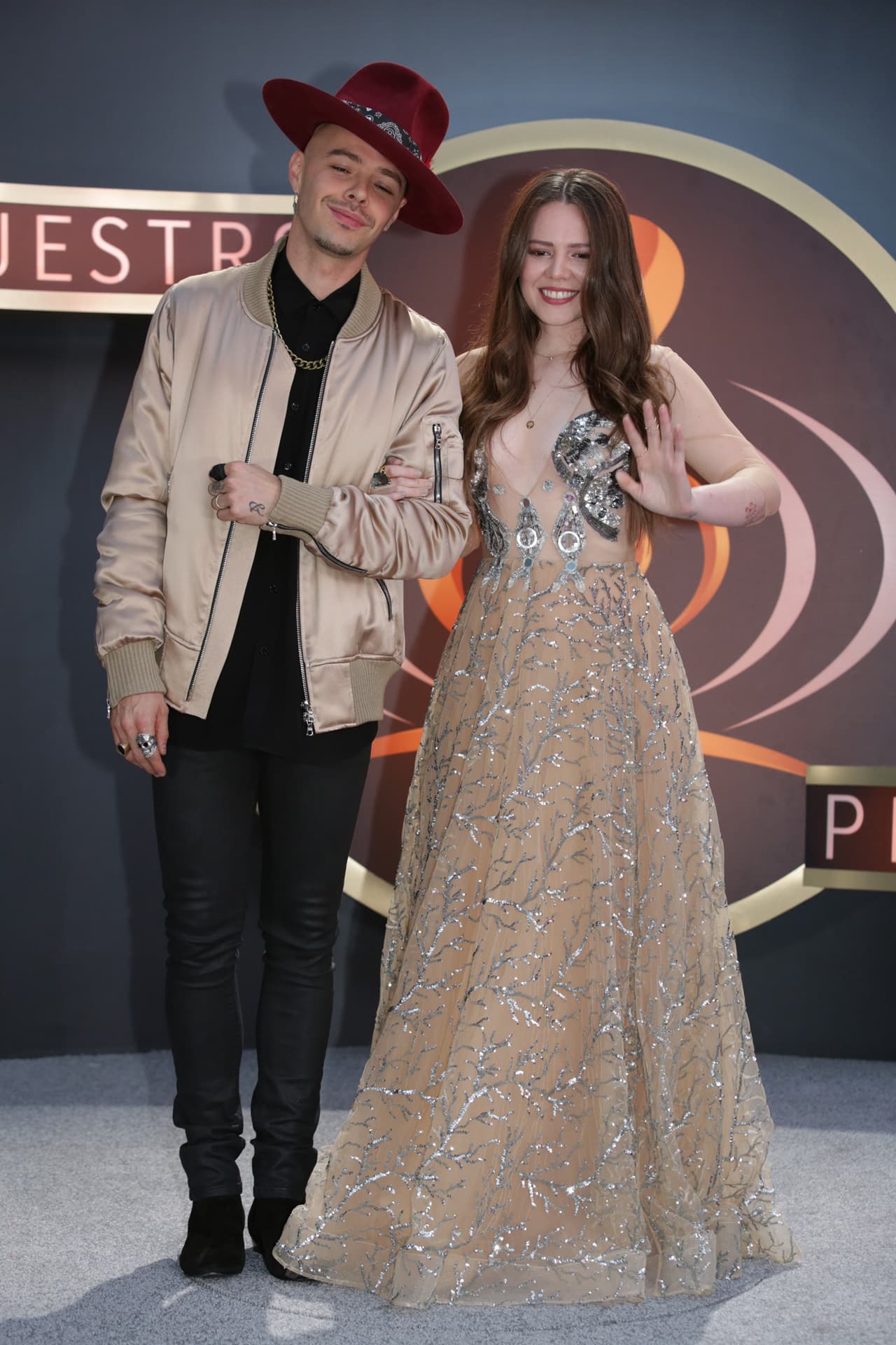 Joy Huerta lució este sexy vestido, de la diseñadora boricua Stella Nolasco.