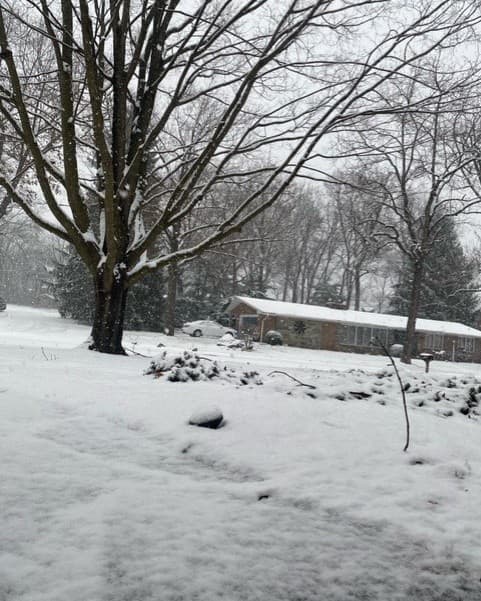 Idelisse Muñoz, desde Hagerstown, Maryland, compartió esta vista por la mañana del jueves.