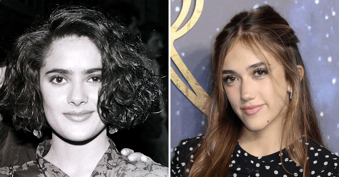 Si bien Valentina Paloma aún no tiene la edad de Salma Hayek cuando estuvo en ‘Teresa’, ya es innegable su parecido, ¿no lo crees?