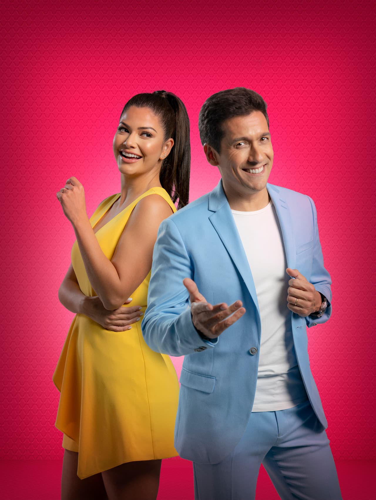 Rafael Araneda será el cupido que, junto Ana Patricia Gámez, tiene el reto de ayudar a 24 "amorosos" a encontrar el verdadero amor en Enamorándonos, el nuevo programa que UniMás transmitirá de lunes a viernes a las 7pm/6C.