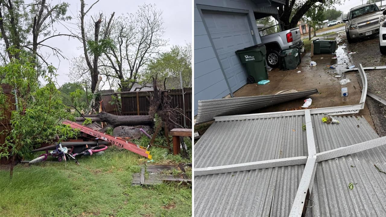 "Me sentí aterrada": hispana relata cómo un tornado destrozó la casa de su familia en Giddings