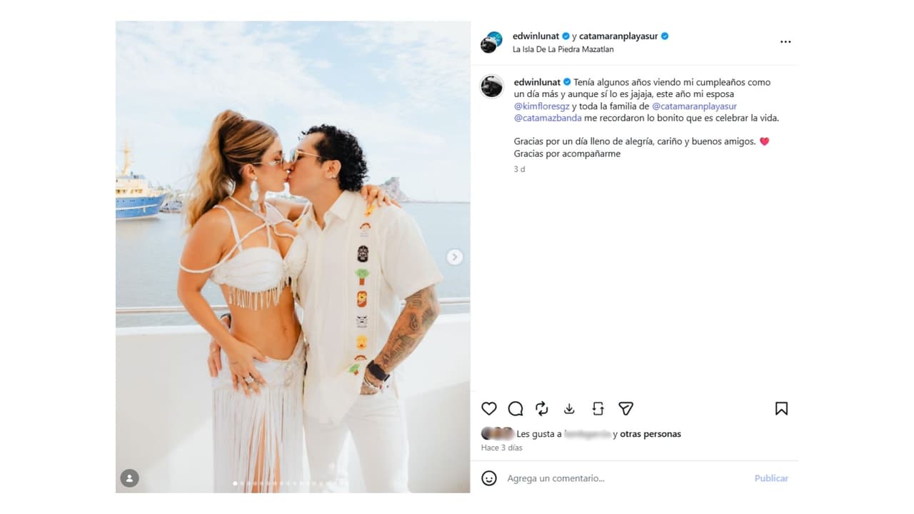 El mensaje de Edwin Luna.
