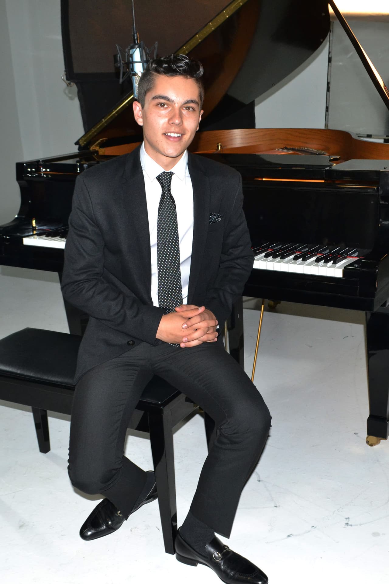 Con el tema 'Green eyes', Sergio espera conquistar al público.